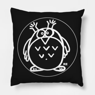 Olga The Owl geek Nerd Owls Bird Birds Pillow