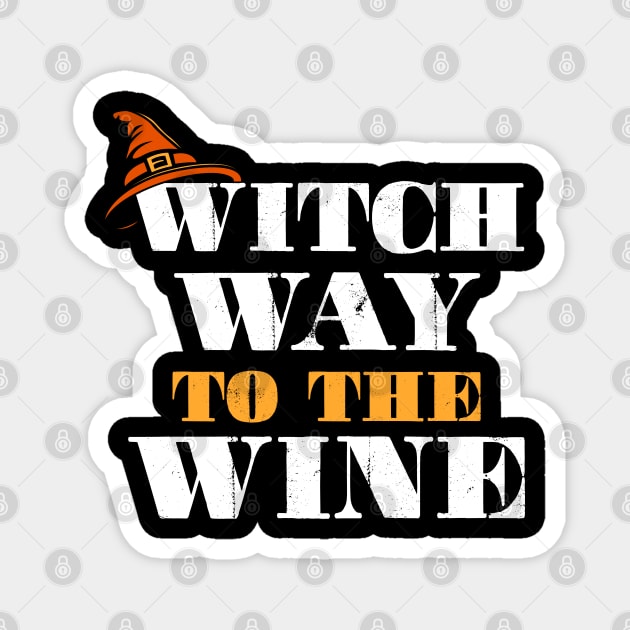 Witch Way To The Wine Magnet by monolusi
