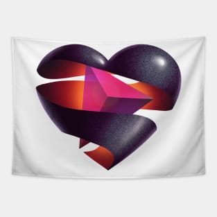 Abstract love Tapestry