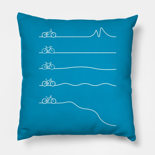 Ride Your Way Pillow by reigedesign