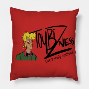 toybizness Egon Black Logo Pillow