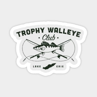 Lake Erie Trophy Walleye Club Magnet