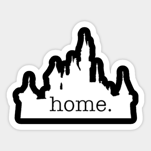 Disneyland Is My Home Disney Sticker Teepublic