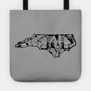 Rock Climbing North Carolina Rock Climber State Map Tote