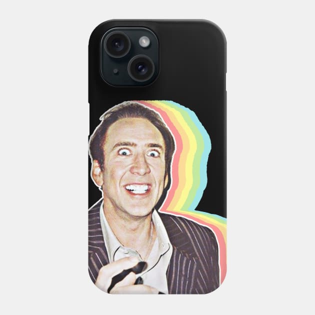 Crazy Nic Cage Phone Case by DankFutura