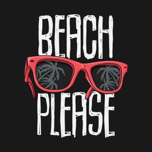 Beach Please Sunglasses and Palm Trees T-Shirt