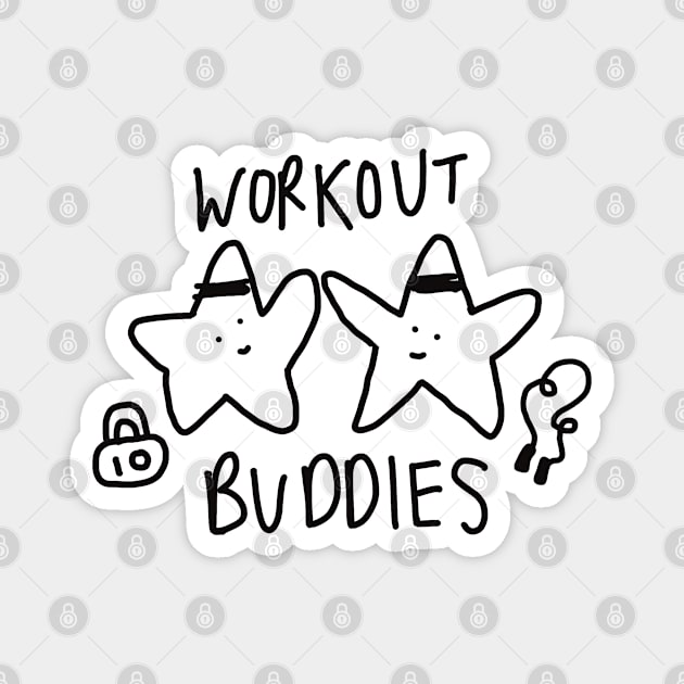 Workout buddies Magnet by AikoAthena