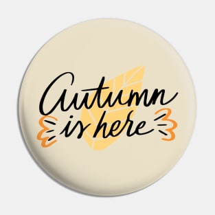 Autumn is here Pin