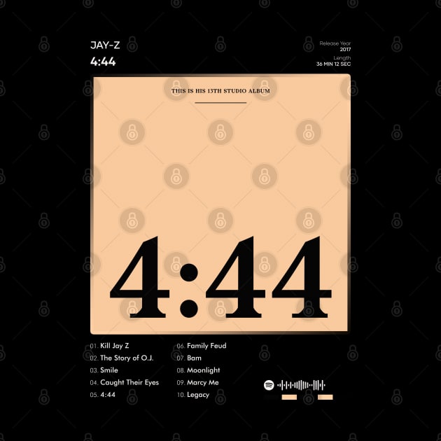 JAY-Z - 4:44 Tracklist Album by 80sRetro