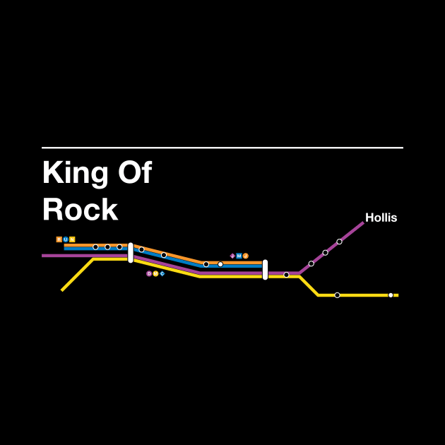 King of Rock Subway Map by GMay