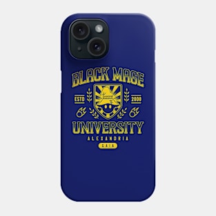 Black Mage University Emblem Phone Case