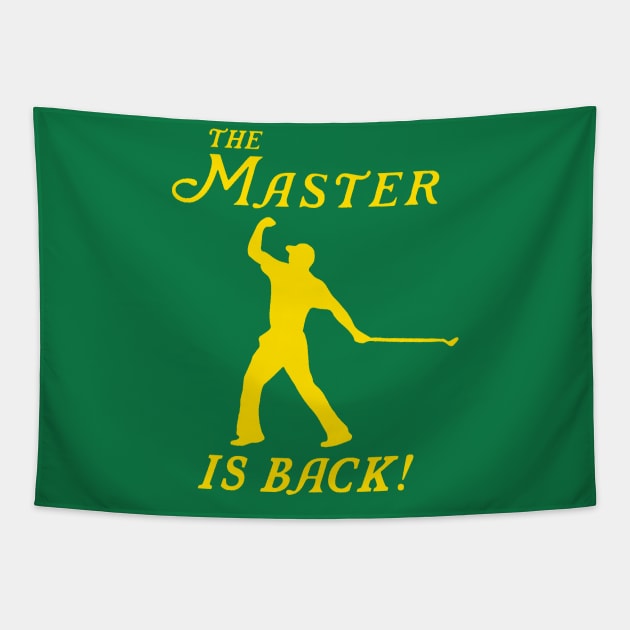 THE MASTER IS BACK Tapestry by thedeuce