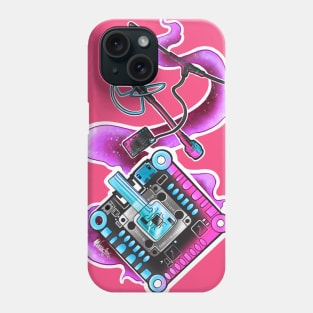 pink fpv smoke Phone Case