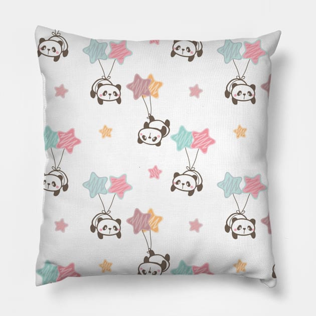 panda babies Pillow by hatem