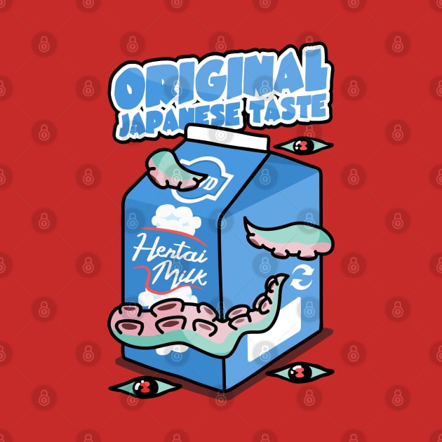 Original Japanese Taste Tentacle Milk Box by sadpanda