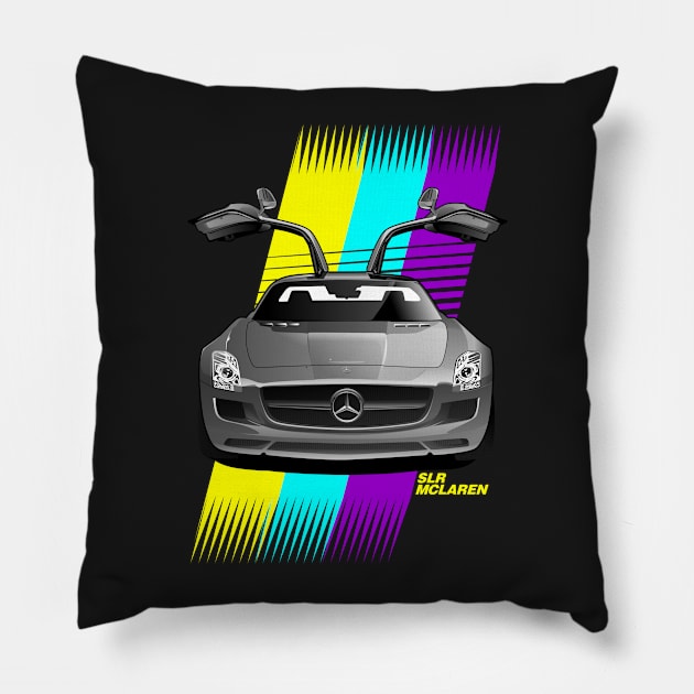 SLR McLaren Pillow by aredie19