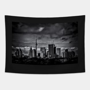 Toronto Skyline From The Pape Ave Bridge No 2 Tapestry