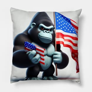 Grumpy Gorilla #8 Pillow