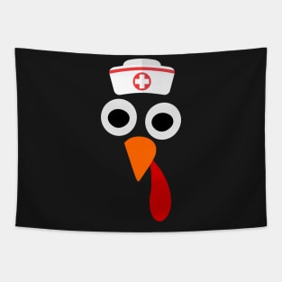 Nurse Thanksgiving - Funny Thanksgiving Nurse Costume Tapestry