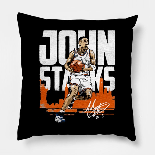 john starks skyline drive Pillow by mazihaya pix