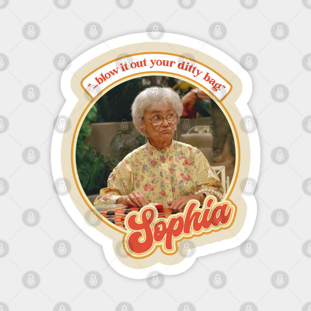Golden girls. Sophia Petrillo purse Magnet for Sale by