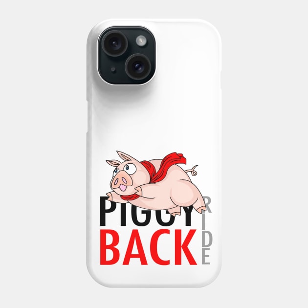 PIGGY BACK RIDE Logo Phone Case by cholesterolmind