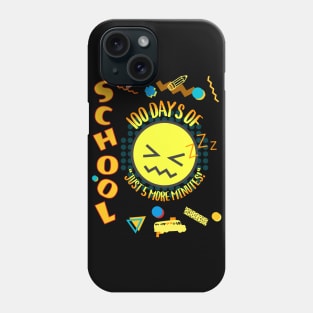 100 Days of School - Sleepy Kid Phone Case