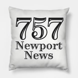 Newport News 757 Virginia USA Pillow