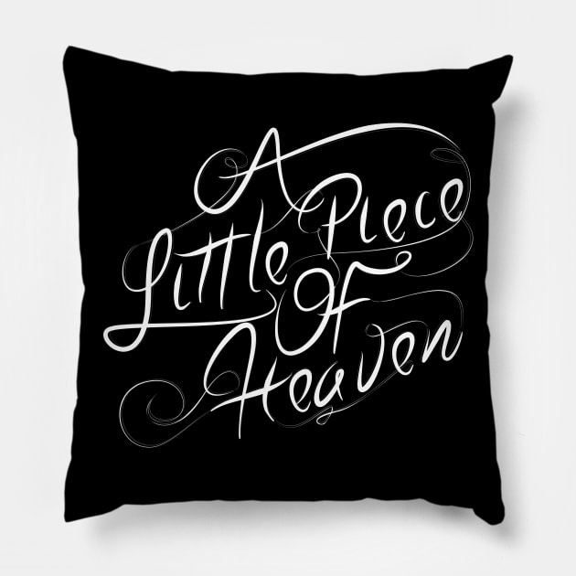 A Little Piece Of Heaven Pillow by Distrowlinc