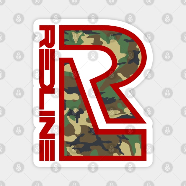 RDLN lg camo Magnet by undergroundART