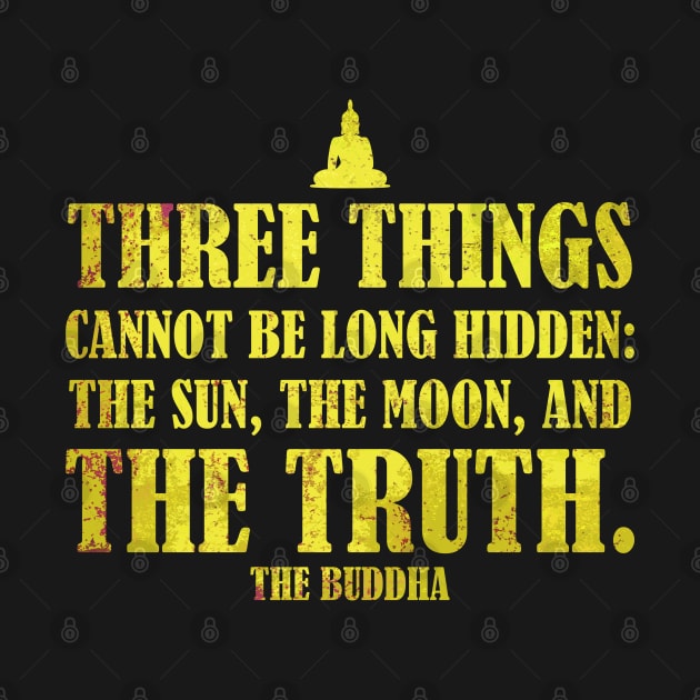 Buddha Quotes: The Truth - Wisdom, Spirituality, Meditation, Yoga: Yellow by Zen Cosmos Official