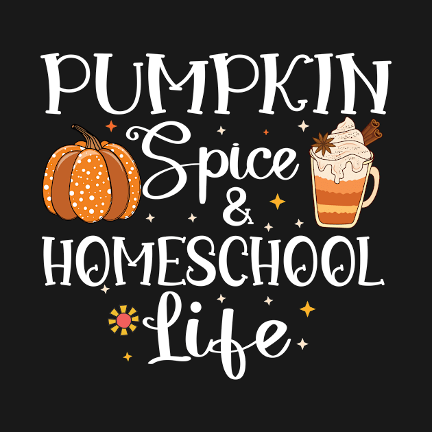 Pumpkin Spice and Homeschool Life autumn Back to Homeschool by UNXart