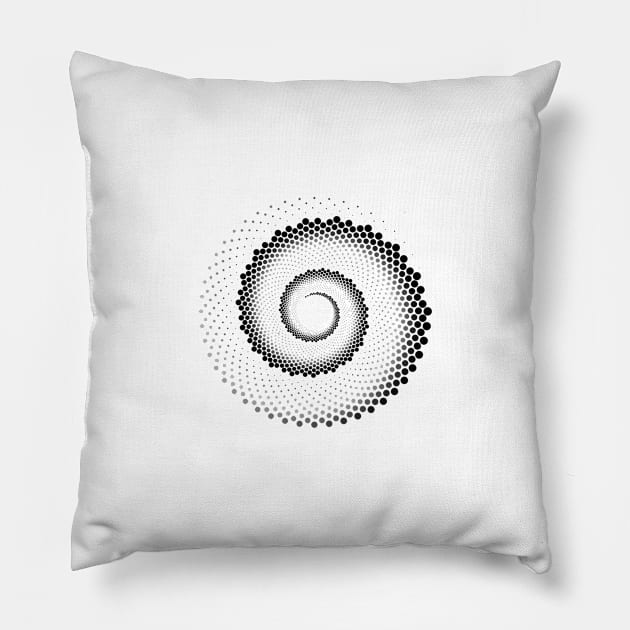 Infinity Circle Pillow by ZUCCACIYECIBO
