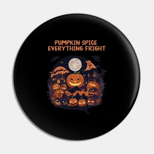 Spooky Halloween Pumpkins Pin