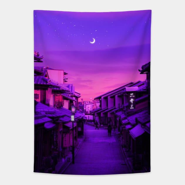 Enchanted town 6 Tapestry by funglazie