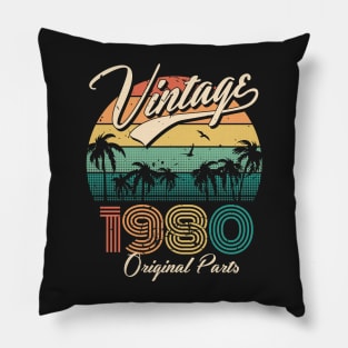 40th birthday gifts 1980 gift 40 years old Pillow