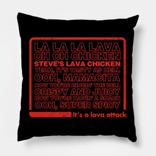 Steves La La Lava Chicken Pillow