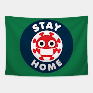 Coronavirus Stay Home Tapestry