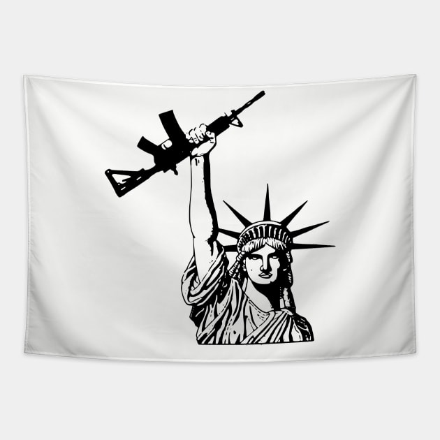 Ar 15 Statue of Liberty Tapestry by bumblethebee