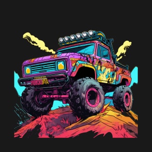 pop art  style 4x4 offroad crawler truck T-Shirt