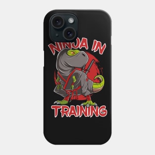 Ninja In Training Funny Dinosaur T Rex Costume Phone Case