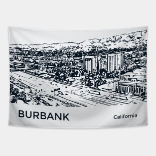 Burbank California Tapestry