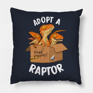 Adopt a raptor Pillow