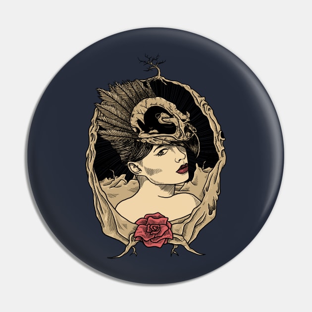 The Queen of Darkness Pin by Abostore