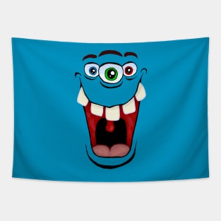 Three Eyed Monster Tapestry