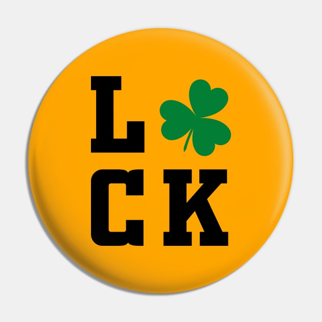 Luck Shamrock Black saint patricks day typography Pin by gastaocared