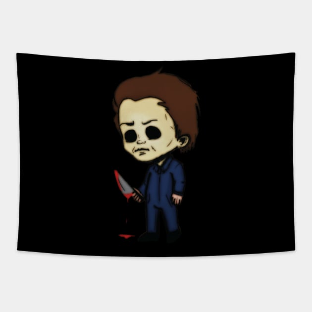 Masked Slasher! Tapestry by UnderscoreAce