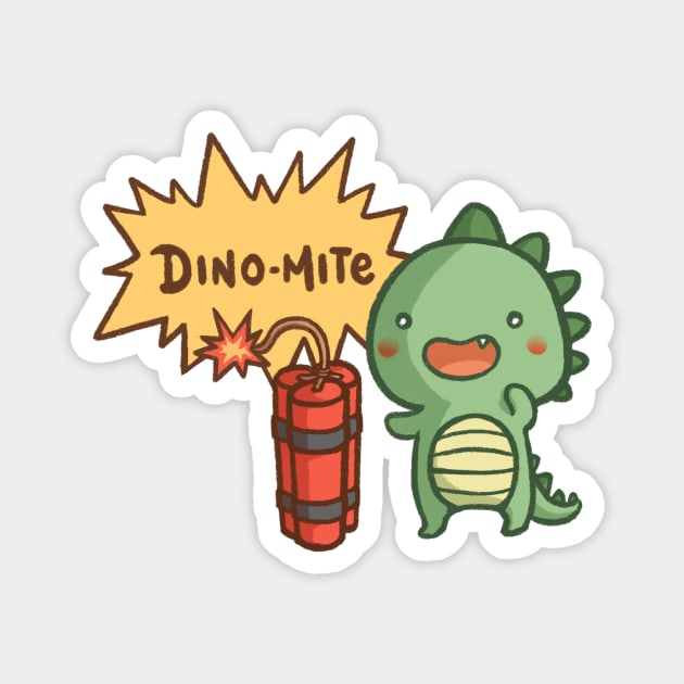 Dino-mite Magnet by mschibious