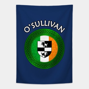 Irish Flag Shamrock Celtic Knot - O'Sullivan Tapestry