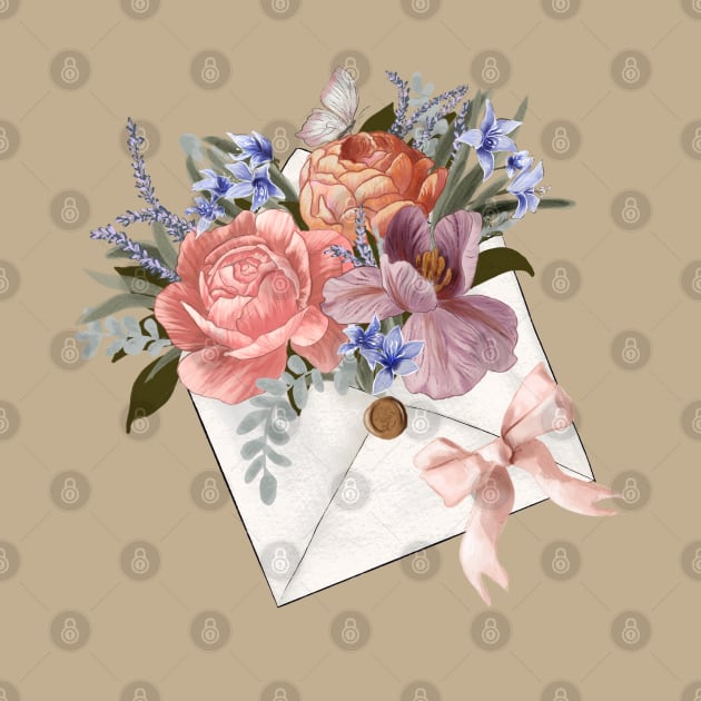 Flowers print. Romantic and beautiful by Sitenkova